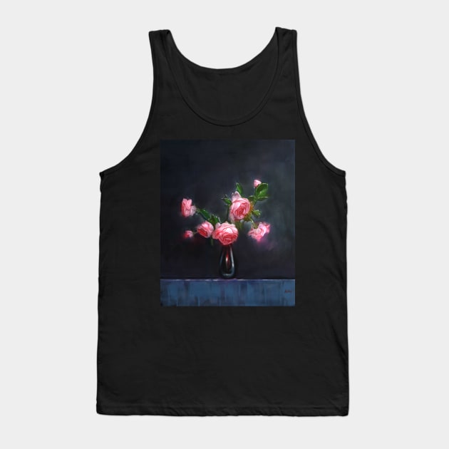 Roses Tank Top by Artofokan